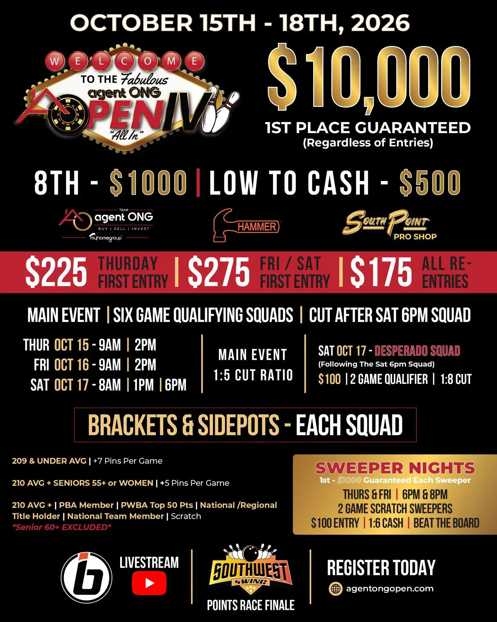 Agent Ong Open IV — All In event at South Point